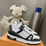 Trainer Black White Crystals