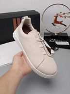 ZEGNA  Triple Stitch Sneakers (Pronta Entrega) Tamanho 41 e 42