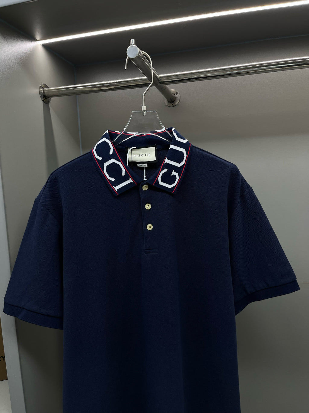 Polo Gucci Marine Listra Logo