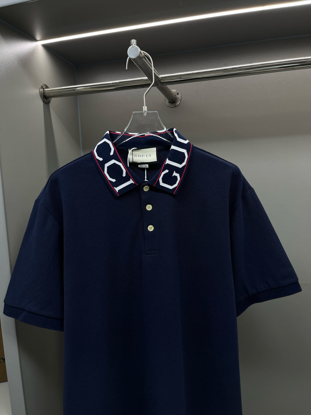 Polo Gucci Marine Listra Logo