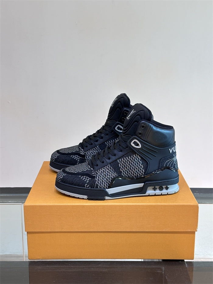 Tenis Louis Vuitton High Top Black