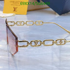Óculos de sol LV Thoughtful Choice Slim Sunglasses Rose