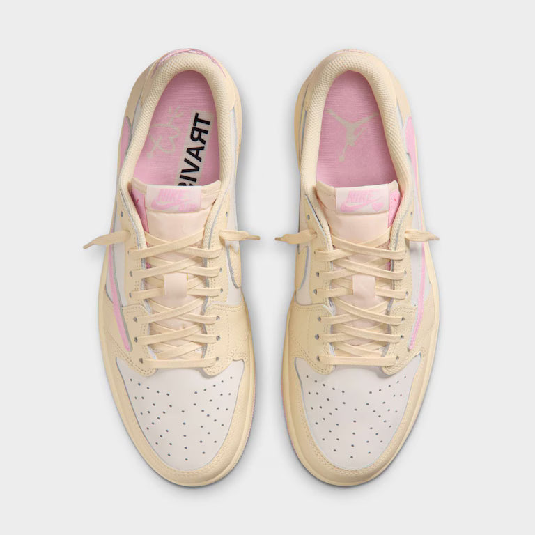Air Jordan 1 Low x Travis Scott Muslin and Shy Pink