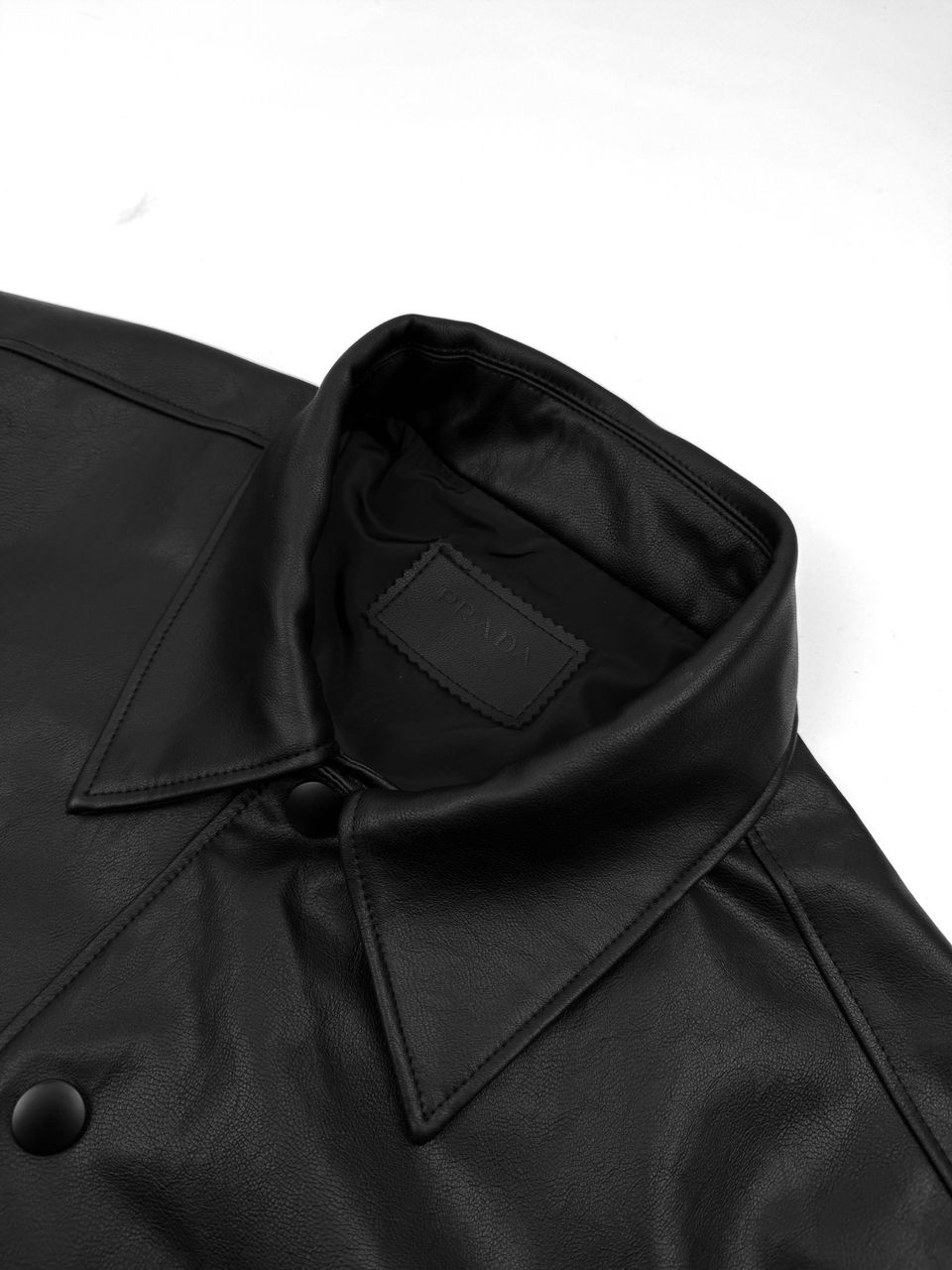 camisa Prada em couro napa