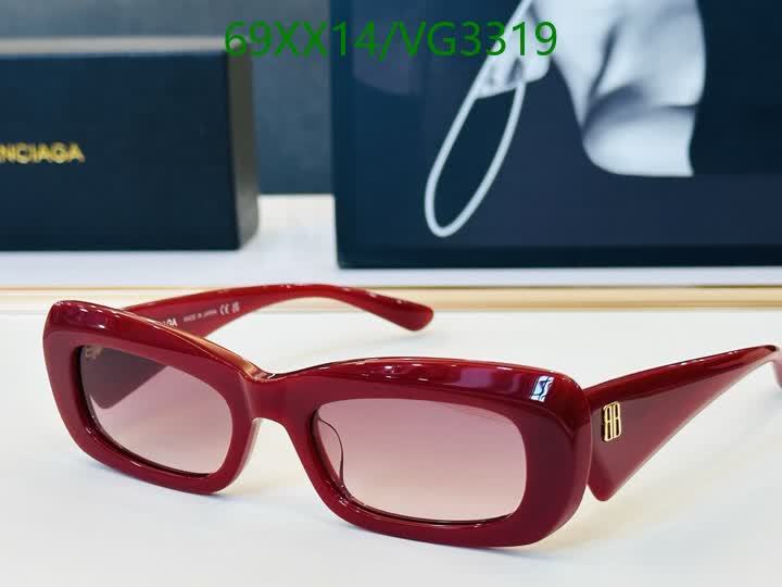 Óculos de sol Balenciaga Everyday BB0503S 001 Red