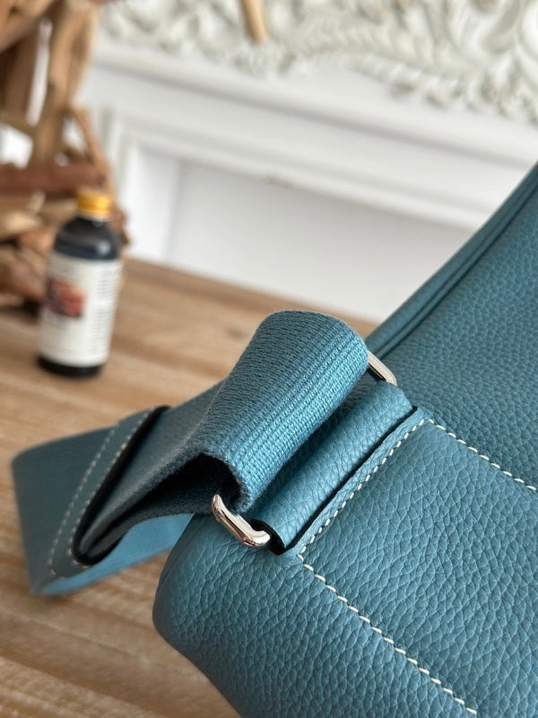 Bolsa Hermes Horseback Bag Blue