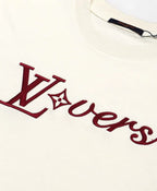 Camiseta Louis Vuitton Beige LV Lovers