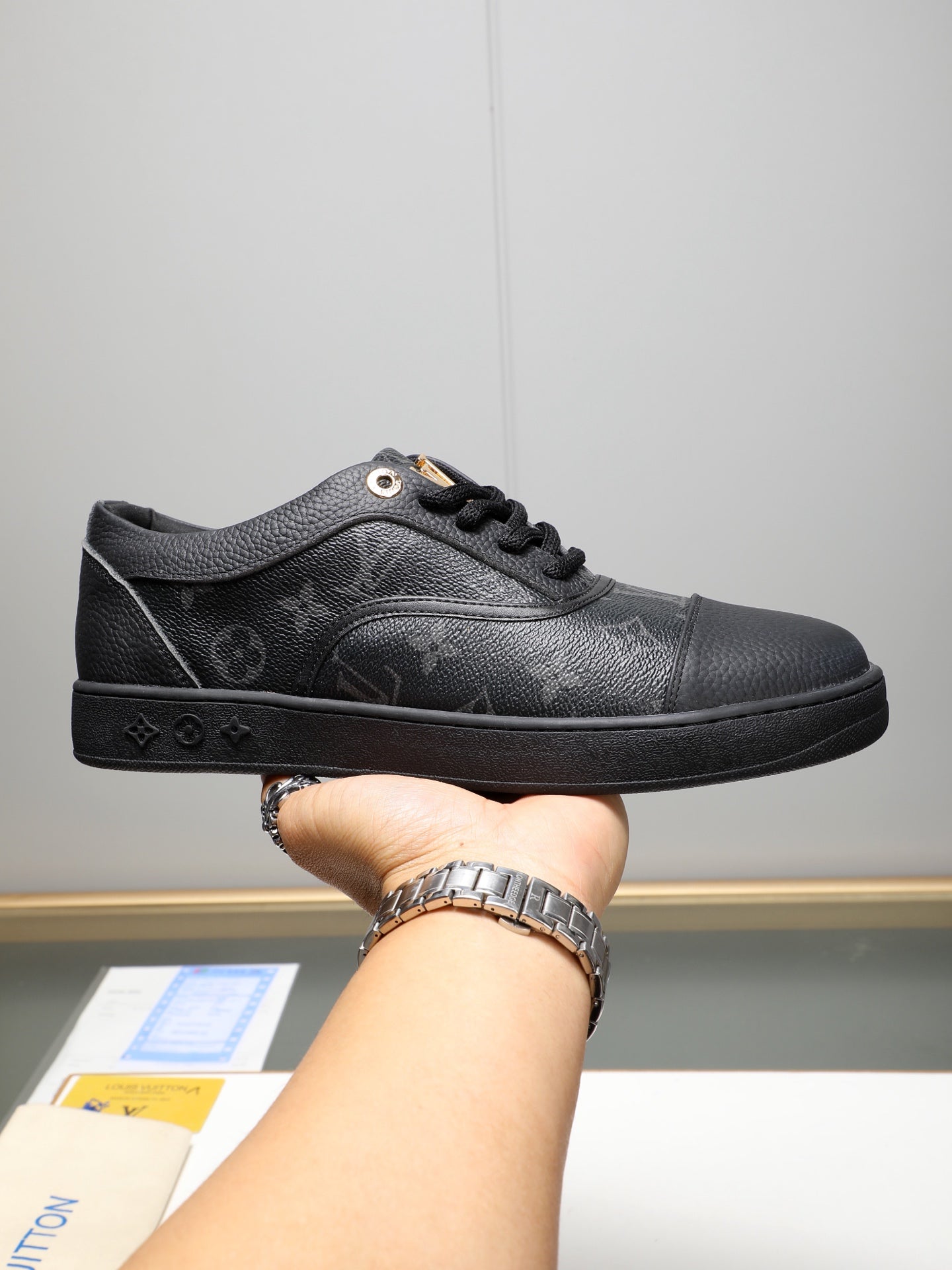 Tenis LV Match Up Monogram Black Eclipse