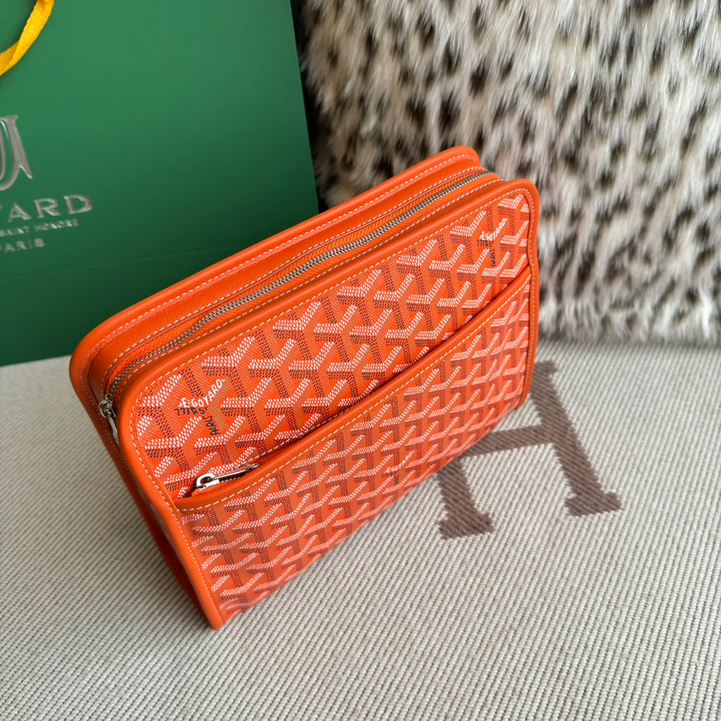 Goyard Jouvence Toiletry Pouch Orange