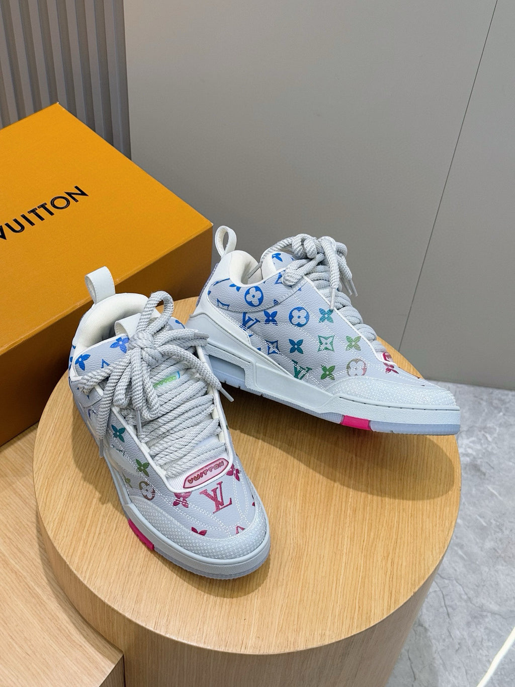 Louis Vuitton LV Skate Sneaker Gray Gradient Monogram