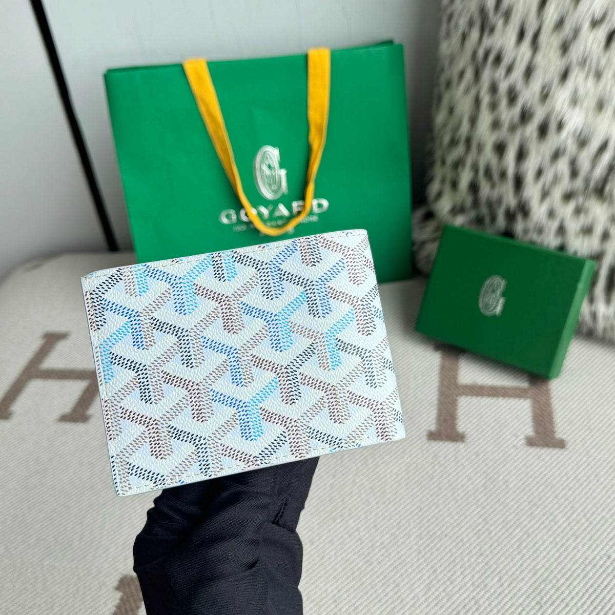 Porta Cartão Goyard VICTOIRE WALLET White