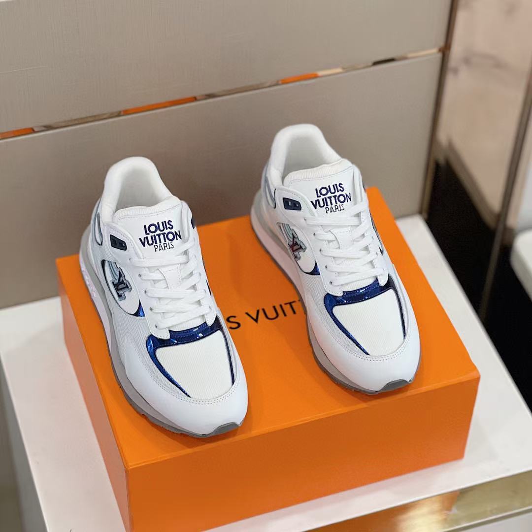 Run Away Sneakers White Blue