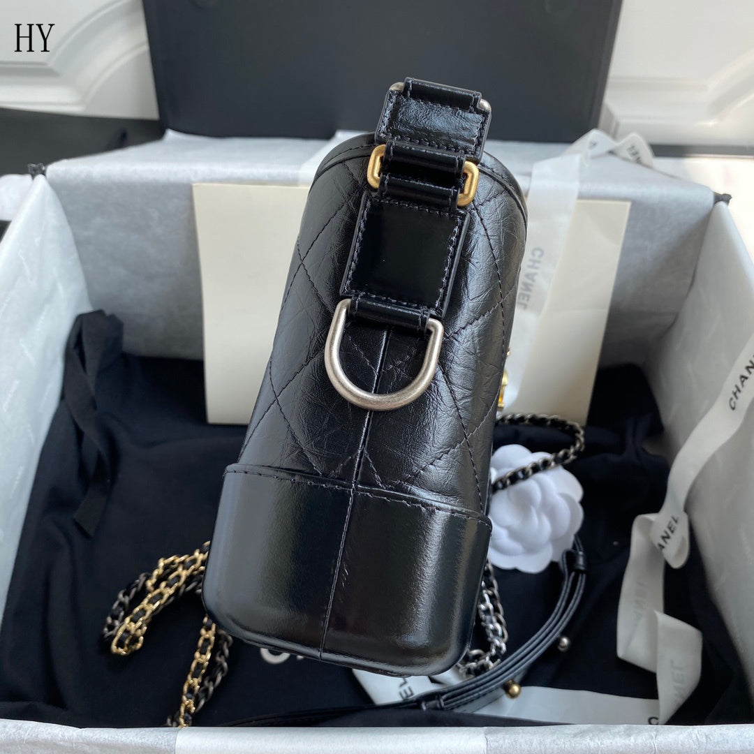 Chanel Gabrielle Hobo Bag Small Black