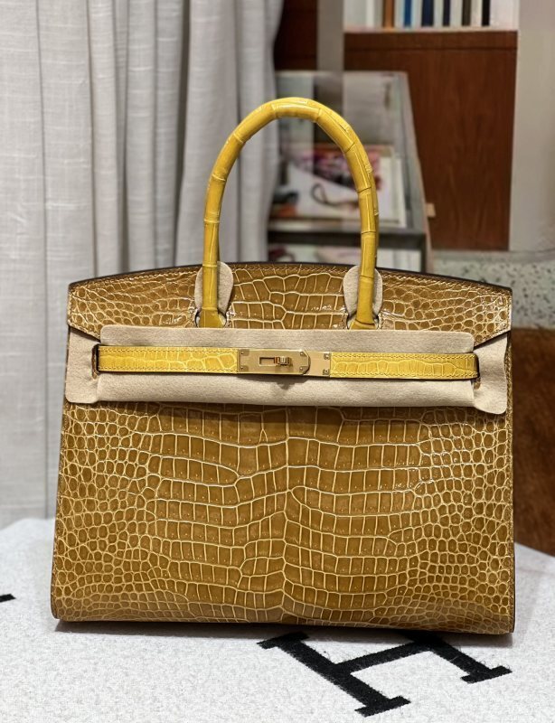 Bolsa Hermès Handmade Tote 30 Gold
