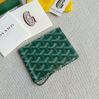 Porta Cartão Goyard VICTOIRE WALLET Green Monogram