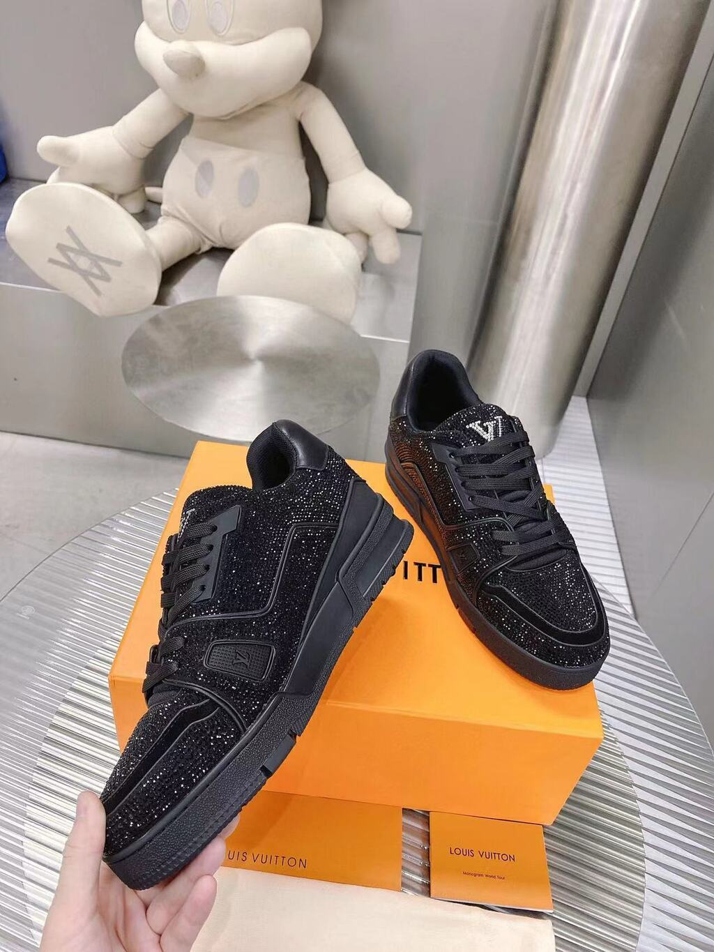 Trainer Black Crystals (Pronta Entrega)Tamanho 41