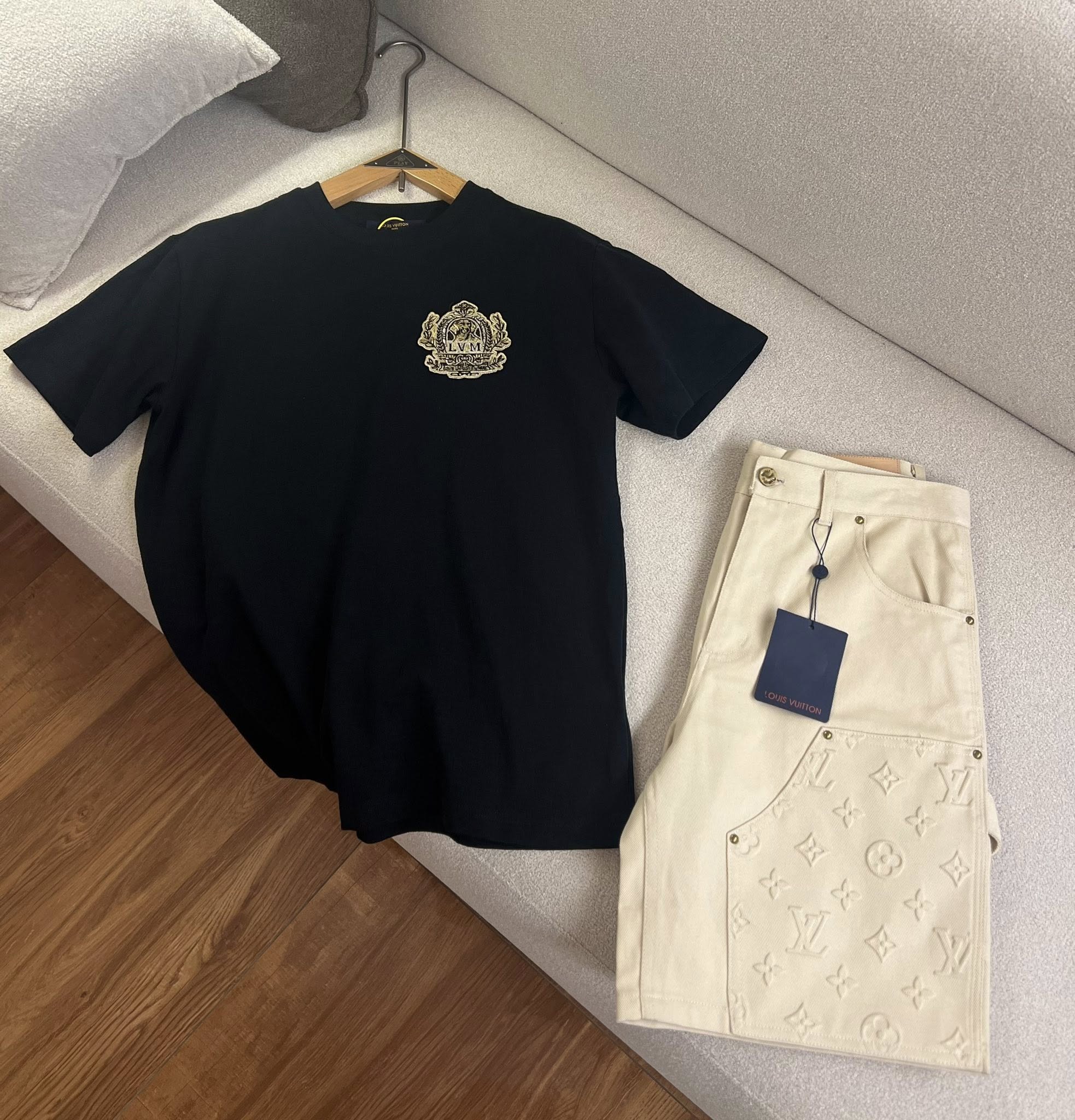 Shorts Louis Vuitton Jeans Cargo Beige