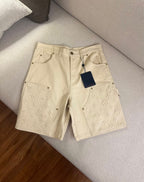 Shorts Louis Vuitton Jeans Cargo Beige