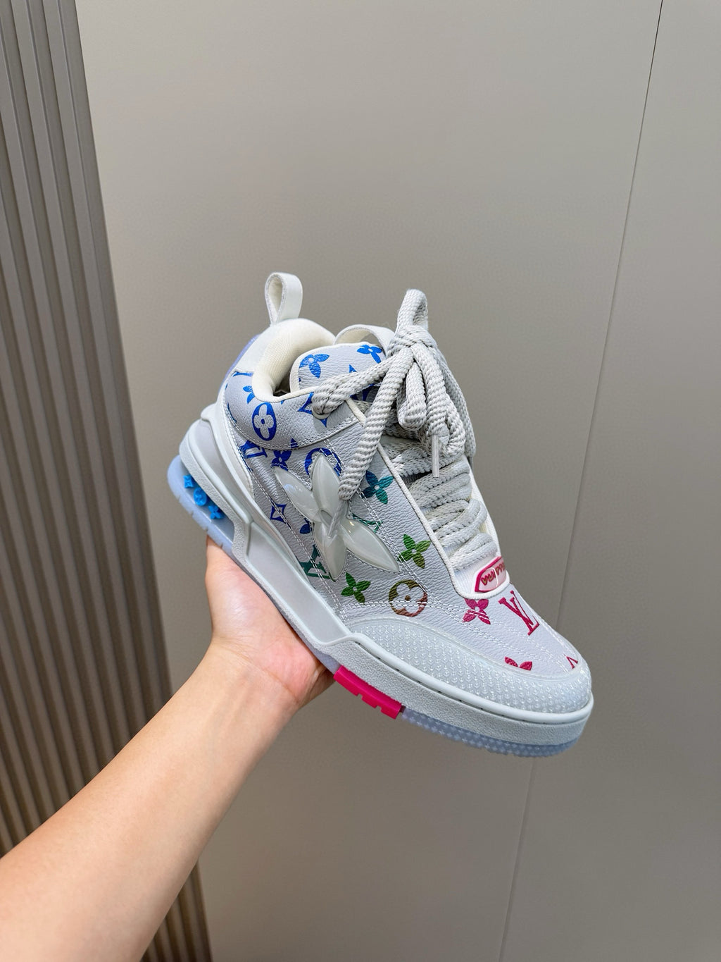 Louis Vuitton LV Skate Sneaker Gray Gradient Monogram