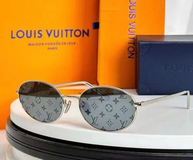 Óculos de sol LV Bright Round Sunglasses Prata