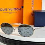 Óculos de sol LV Bright Round Sunglasses Prata