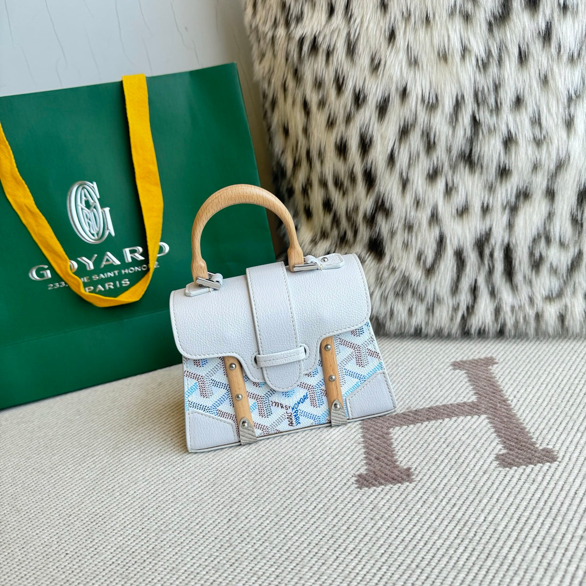 Goyard Pre-Owned Saigon Nano Light Blue
