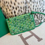 Goyard Plumet Pouch Wallet Multicoloured Bag Green