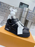 Trainer Black Embossed Monogram