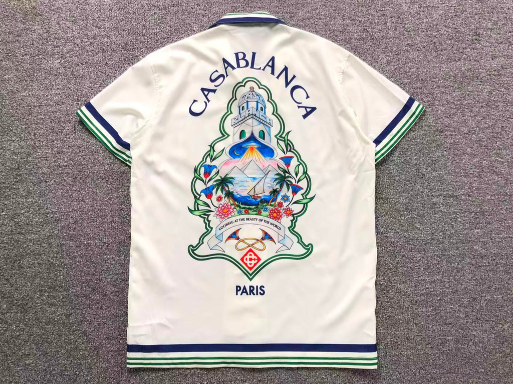Conjunto CasaBlanca Hotel Emblem Silk Sleeve Bowling