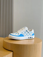 Tênis Louis Vuitton Ollie Blue/White Monogram
