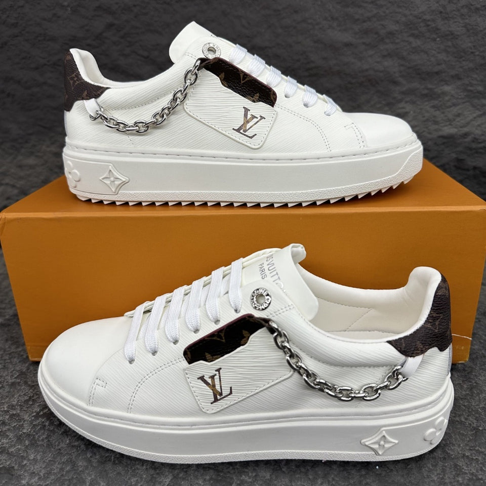 Tenis LV Time Out Branco Brown