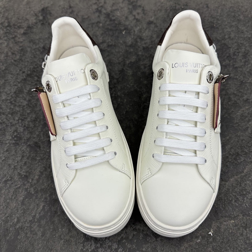 Tenis LV Time Out Branco Brown