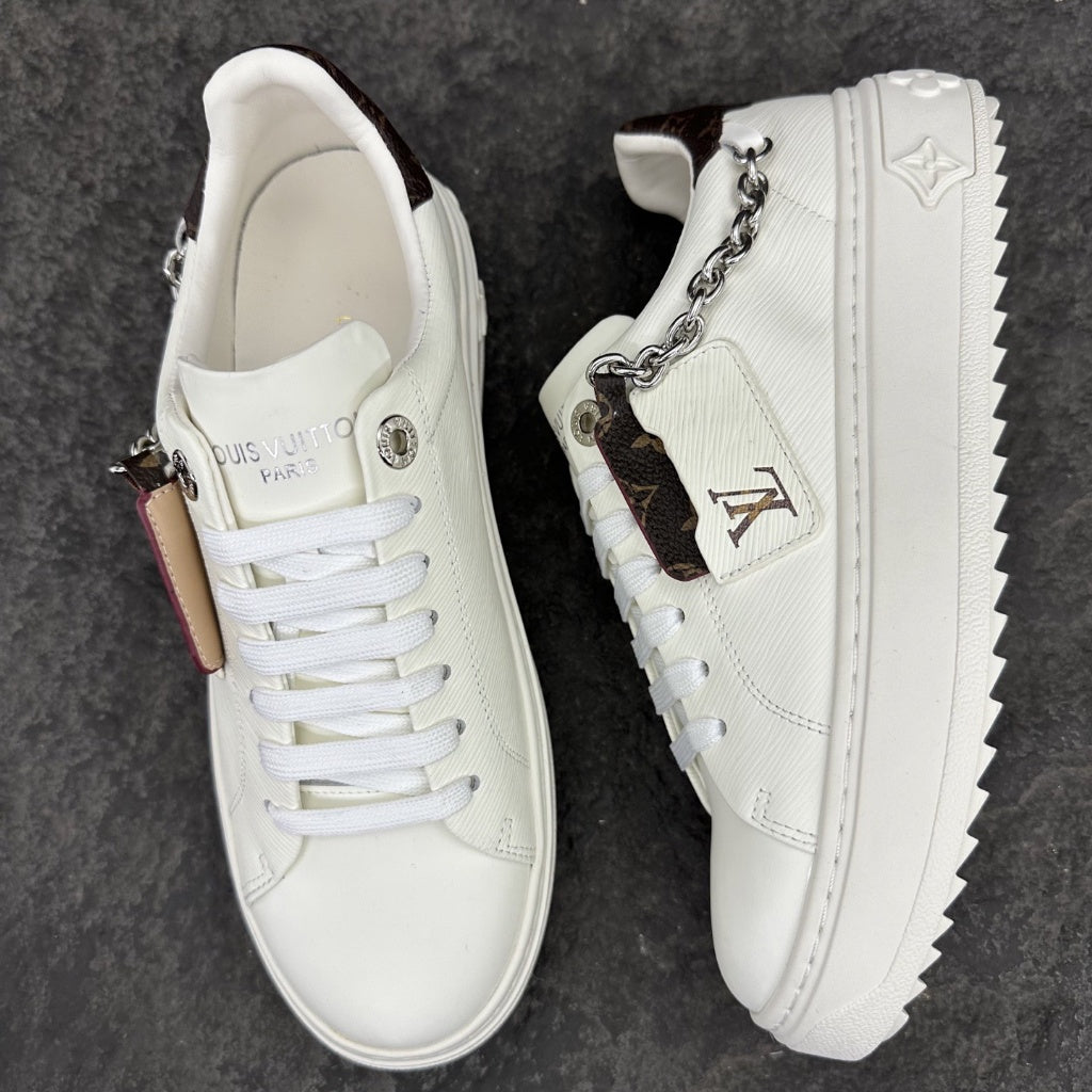 Tenis LV Time Out Branco Brown