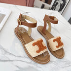 CELINE LYMPIA FLAT STRAP SANDAL (Pronta Entrega) Tamanho 36