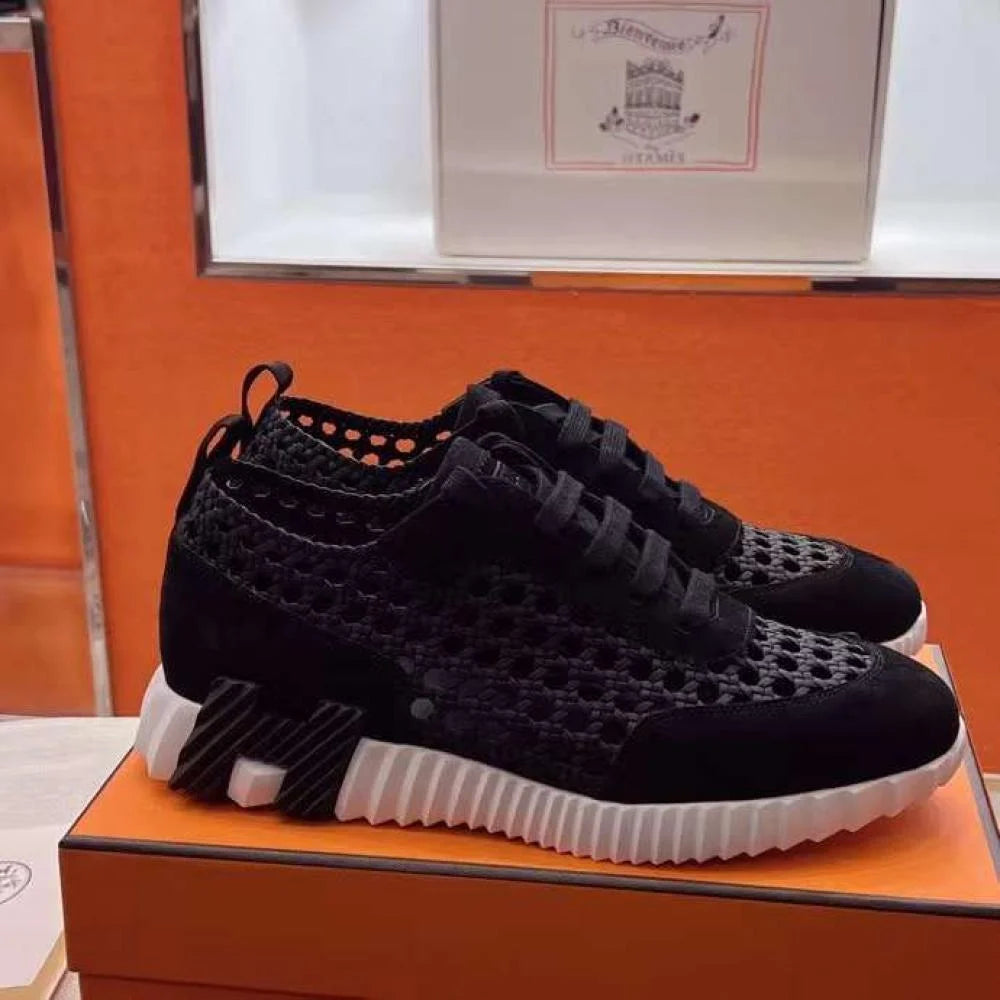 Tenis Hermès Bouncing Furado Black