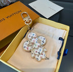 Chaveiro LV x x TM Vivienne Head Bag Charm