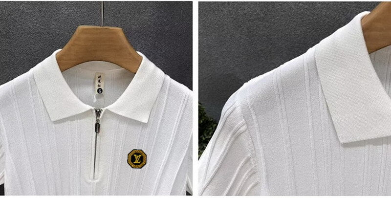 Polo Louis Vuitton T Shirt White Gola Tri