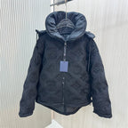 Jaqueta Louis Vuitton Black Monogram Boyhood Puffer