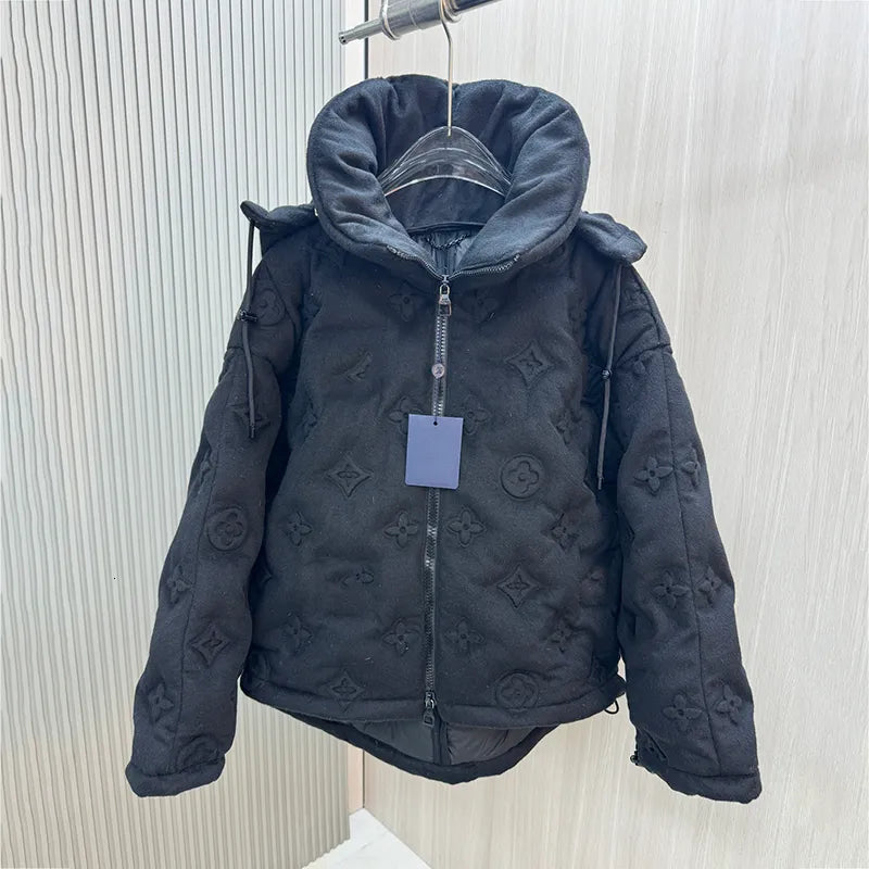 Jaqueta Louis Vuitton Black Monogram Boyhood Puffer