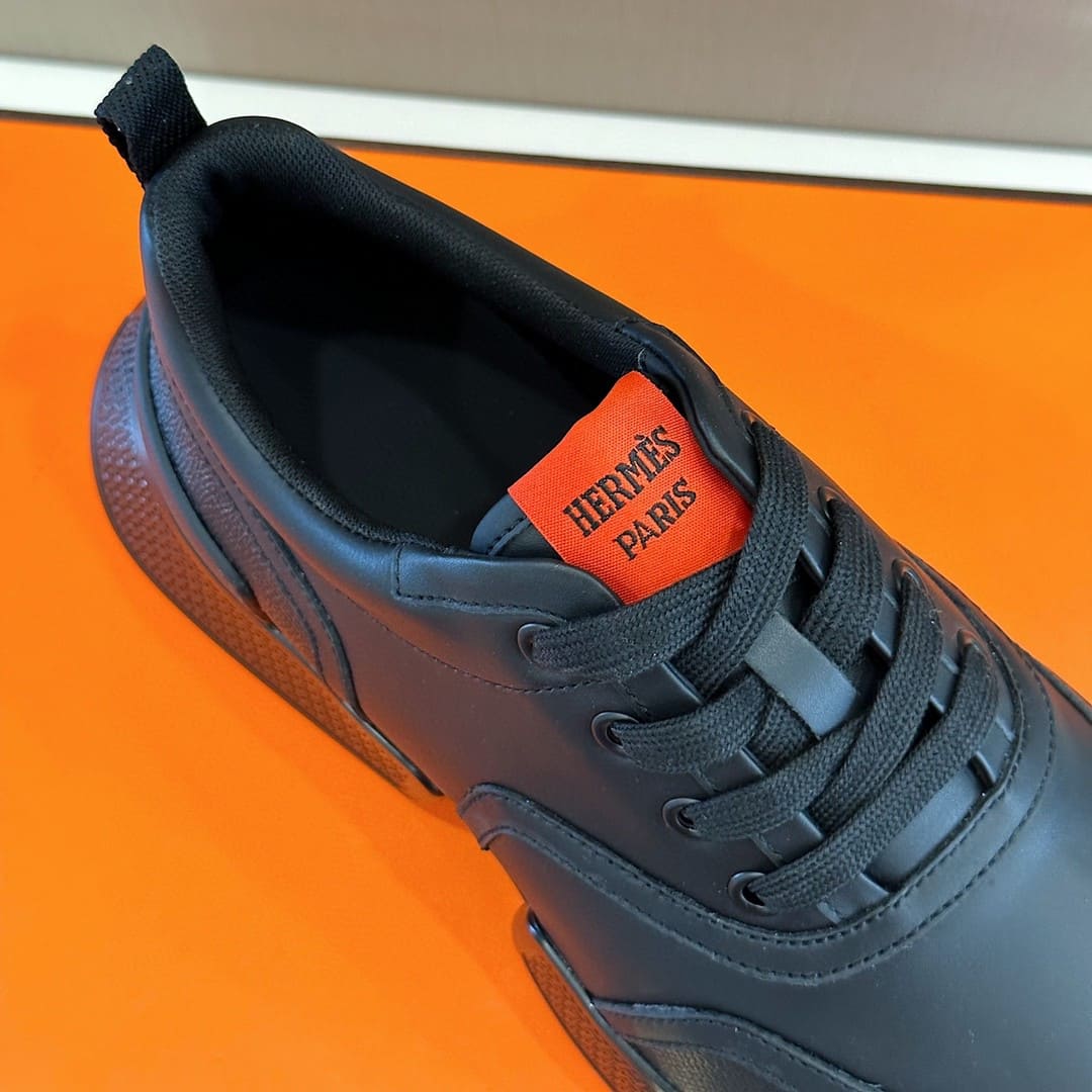 Tenis Hermès Bouncing sneaker black Orange