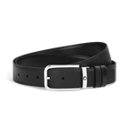 Cinto MontBlanc  35 mm Reversible Belt in Sartorial Leather with Rectangular Buckle