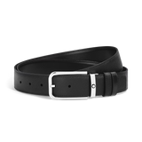Cinto MontBlanc  35 mm Reversible Belt in Sartorial Leather with Rectangular Buckle