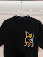 Camiseta Louis Vuitton Jacquard Bordada Genius