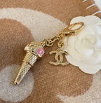 Carteira Chanel Metal Resin Strass Ice Cream