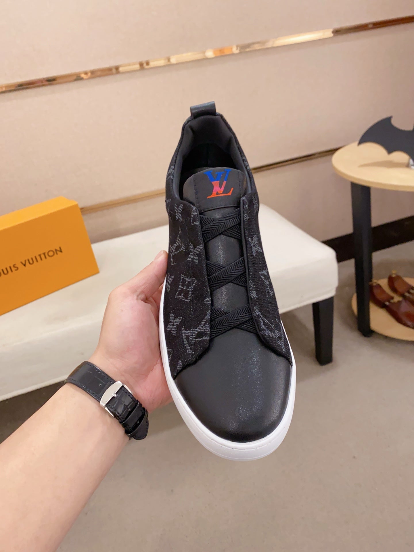 Tenis LV Mirror  Monogram Black