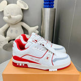 Louis Vuitton Trainer White Red 54