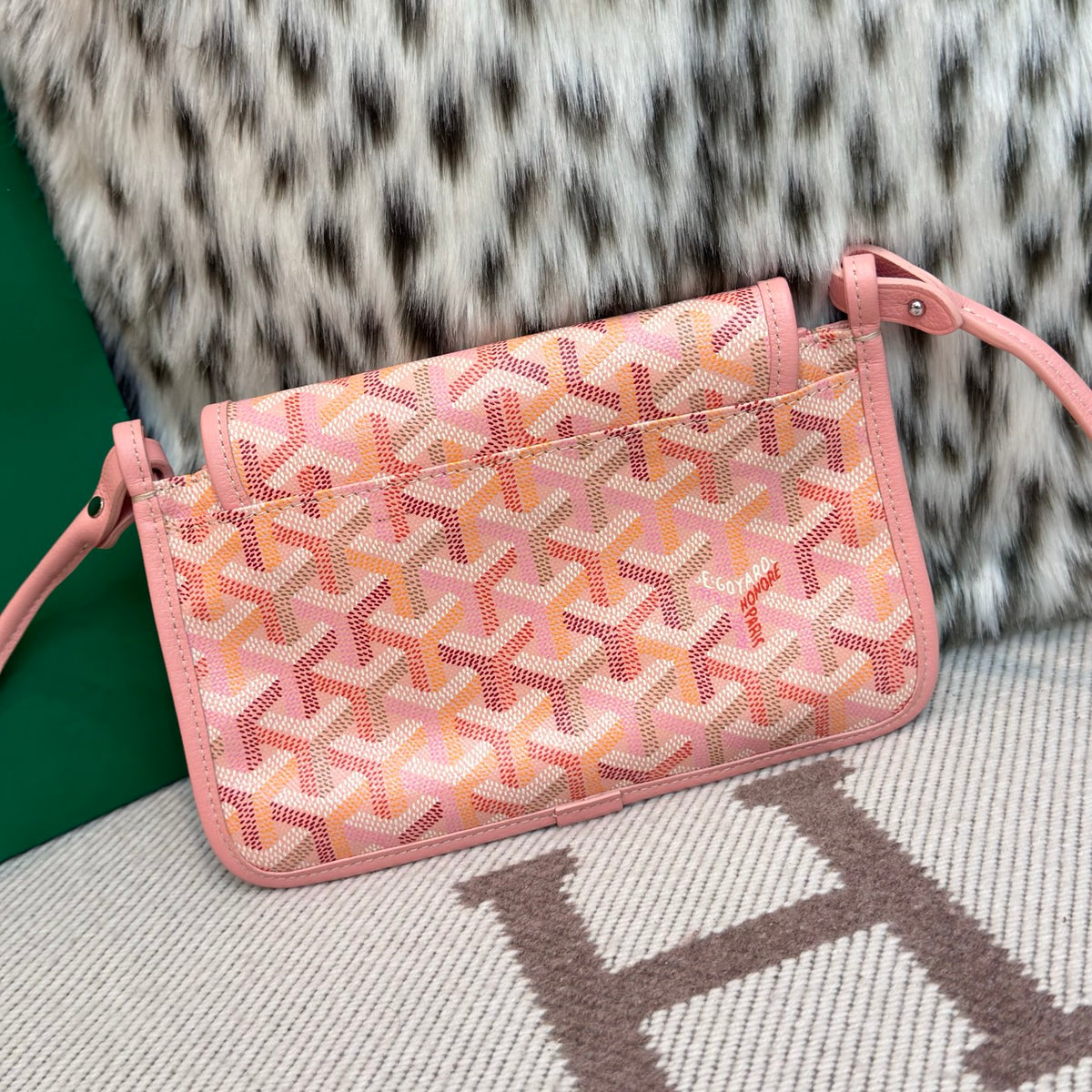 Goyard Plumet Pouch Wallet Multicoloured Bag Pink