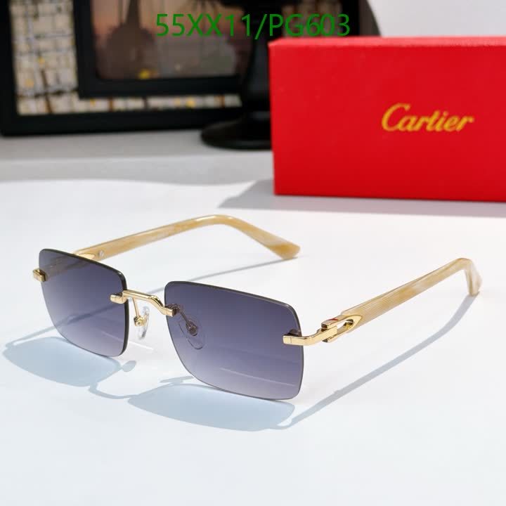 Óculos de sol Cartier CT0579S 005 Sunglasses Gold