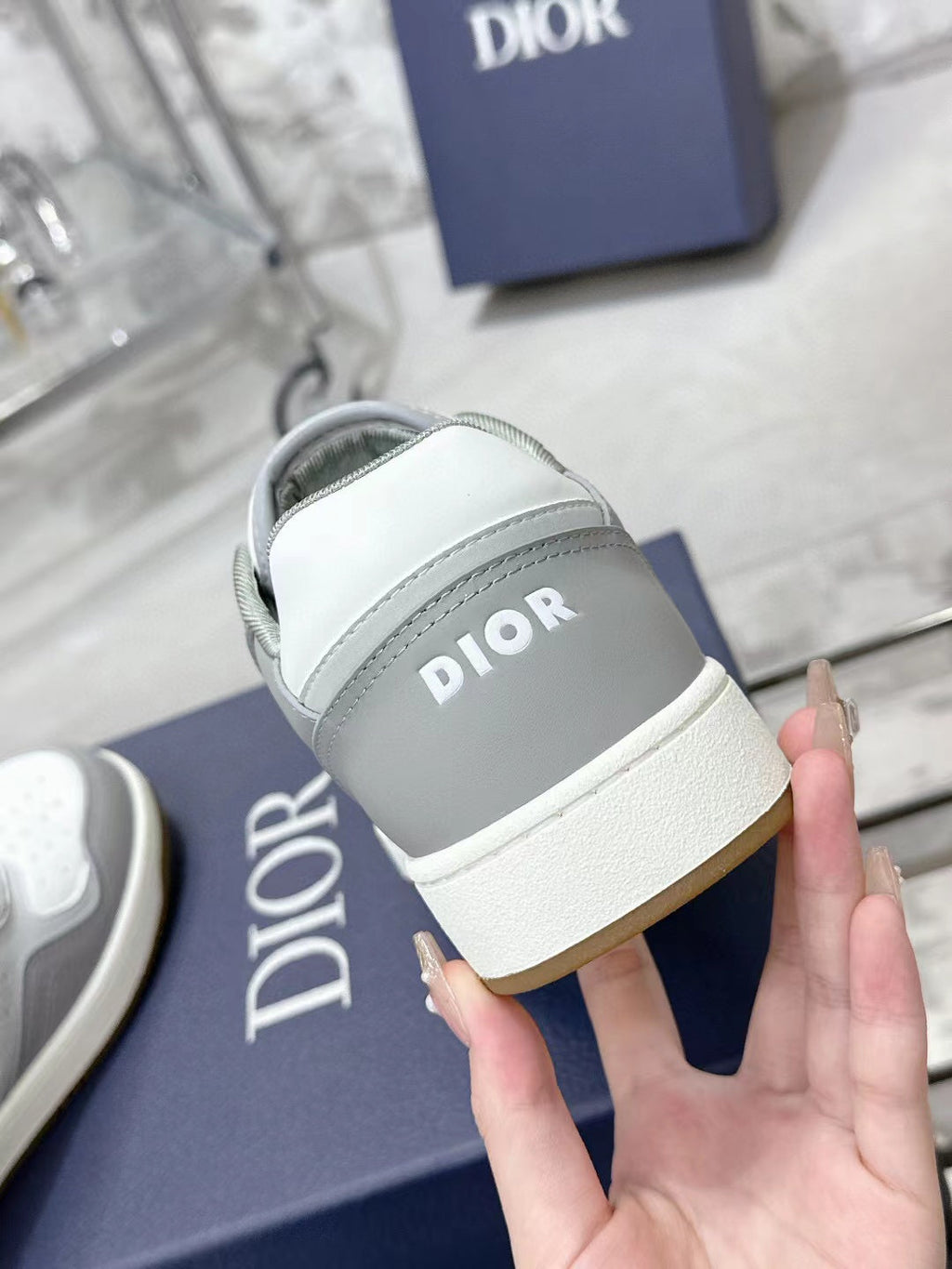 Christian Dior B27 Low-top  White Leather