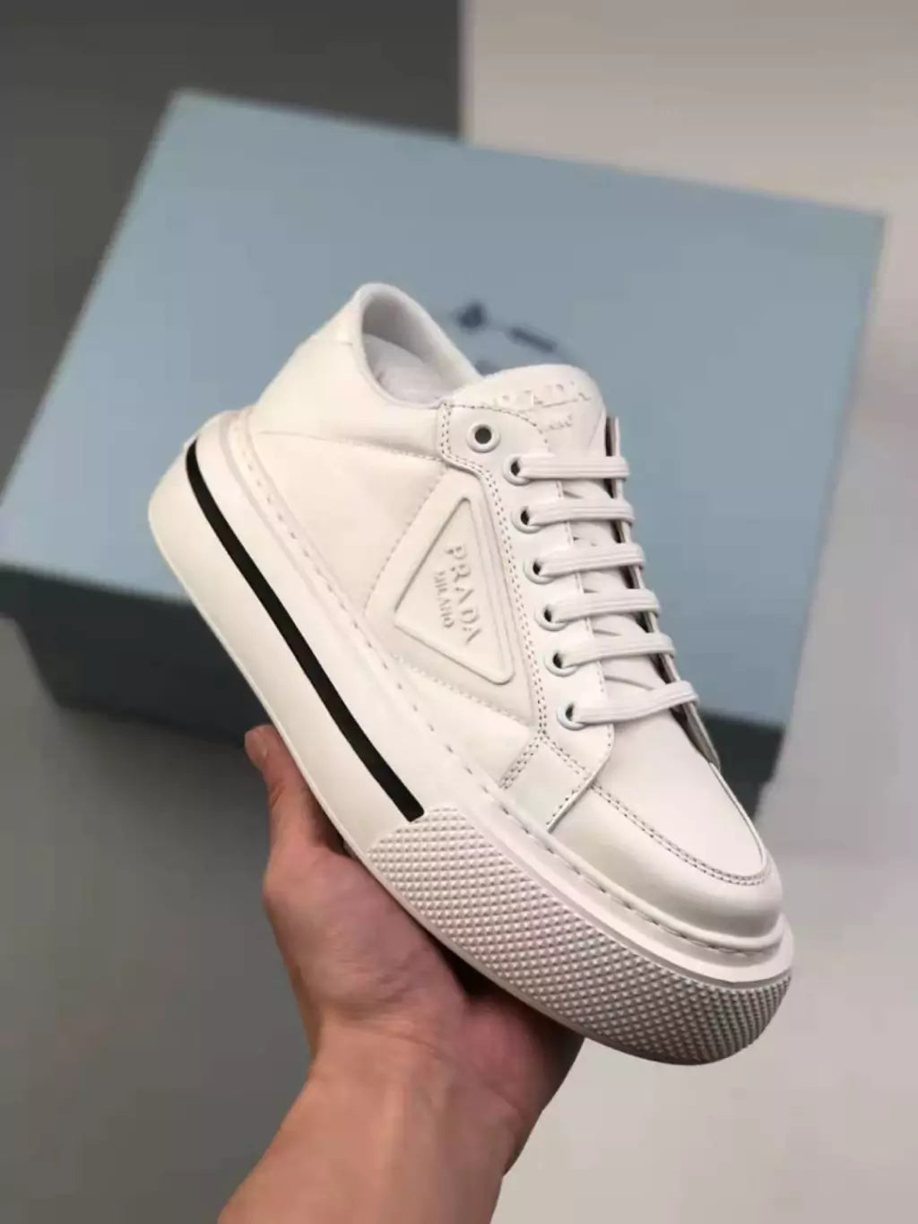 Tam 42 e 43 | Prada Downtown White (Pronta Entrega)